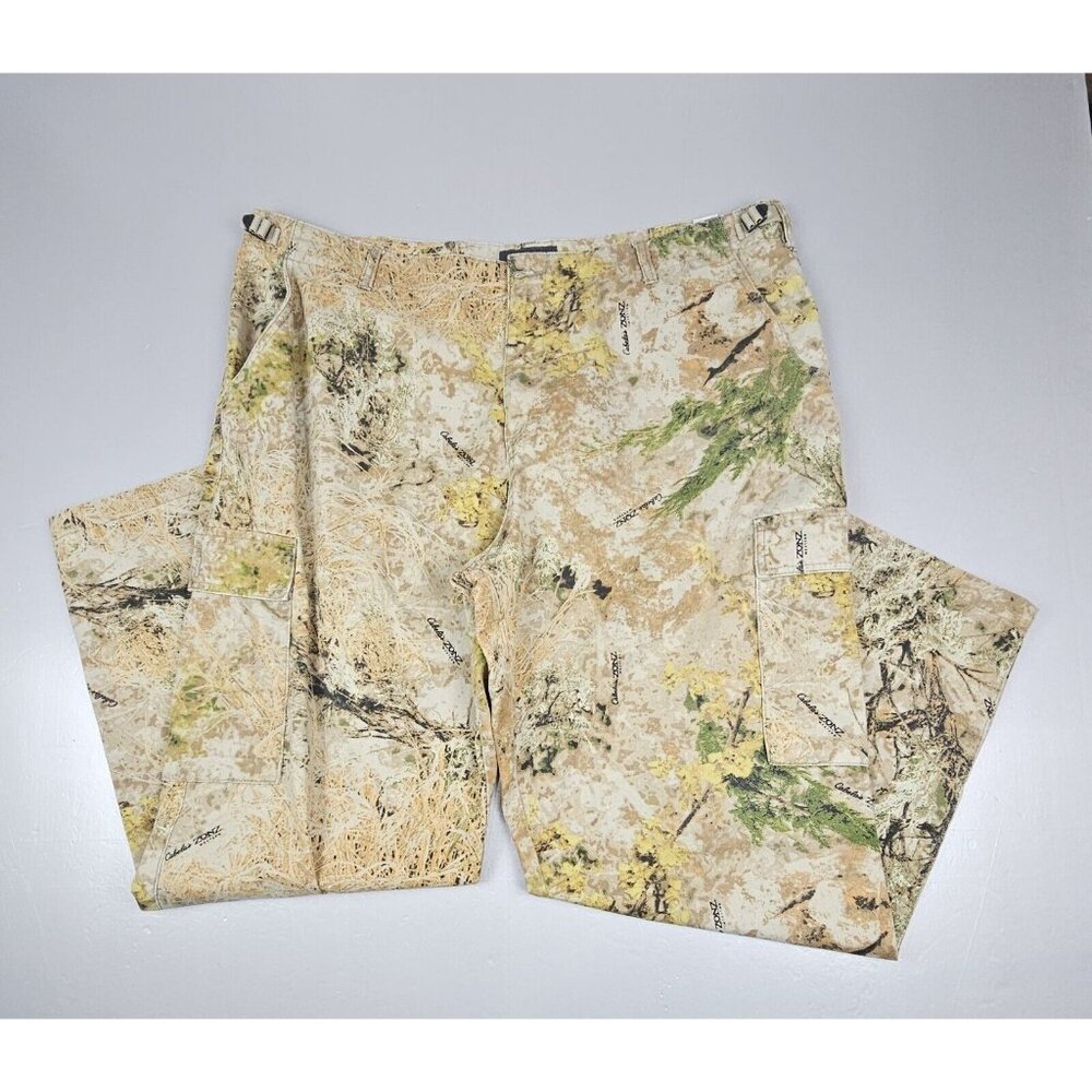 Cabela’s Zonz Western Camo Cargo Pants Mens‎ 44x31 Tall Hunting Camouflage.